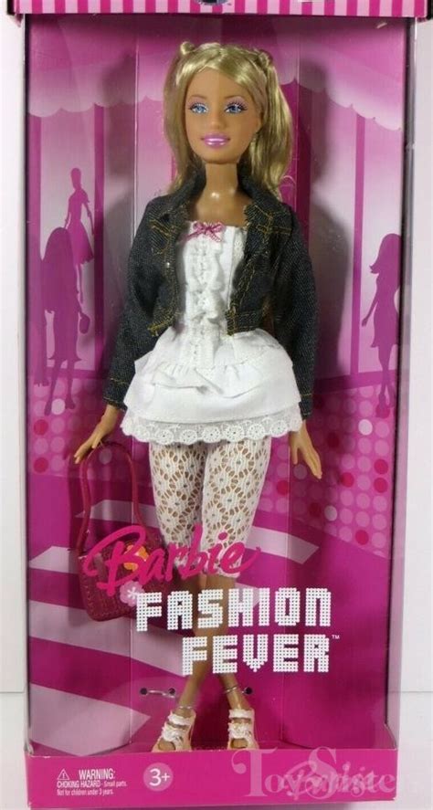 2006 Fashion Fever Barbie W White Lace Dress Toy Sisters