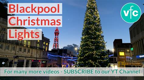 Blackpool Christmas Lights Youtube