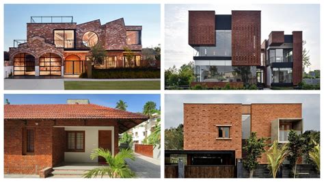 Modern Brick Houses With Beautiful Red Brick Facades Ideas