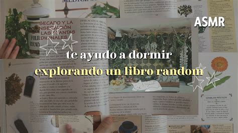 Asmr Espa Ol Te Ayudo A Dormir Susurros Explorando Libro Random