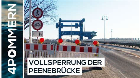 Peenebrücke wird gesperrt Tourismusverband stellt 6 Forderungen