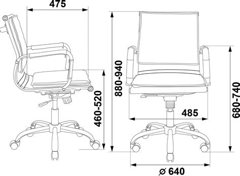 Кресло руководителя Бюрократ CH-993-Low, обивка: сетка, цвет: черный ...