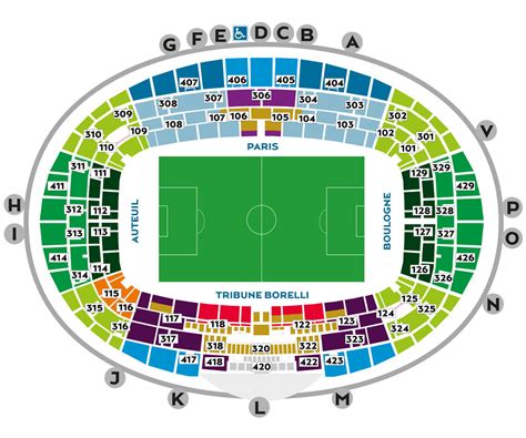 Parc Des Princes Map