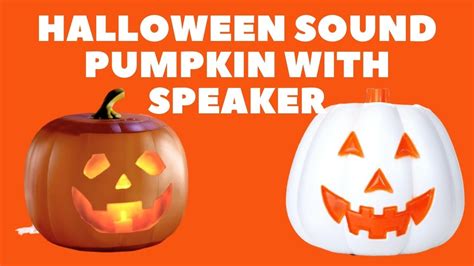 Halloween Sound Activated Pumpkin With Speaker Buying Guides Youtube