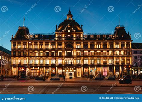 General View Of The Magasin Du Nord Historic Building In Copenhagen