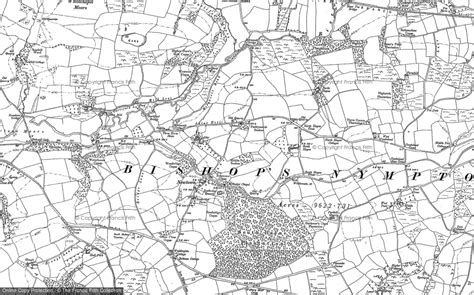 Historic Ordnance Survey Map Of Newtown 1886 1887