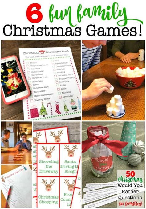 6 Fun Family Christmas Games to Play Together! - MomOf6