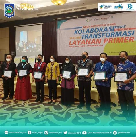 Dinas Kesehatan Provinsi NTB Sabet 2 Penghargaan Sekaligus Sebagai