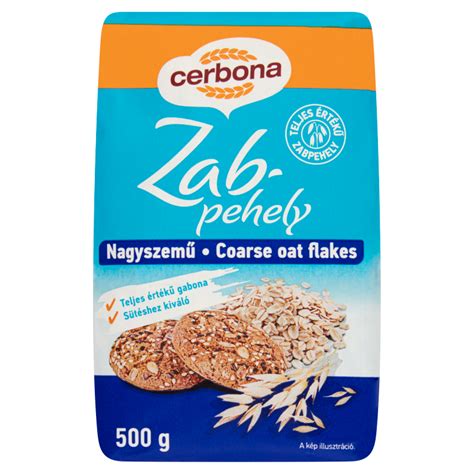 Cerbona zabpehely 500 g nagyszemű