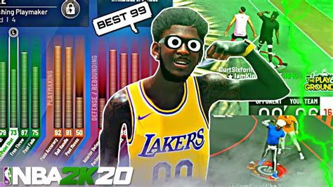 I Hit 99 Overall On The Best 2 Way Slashing Playmaker Build In Nba 2k20 Youtube