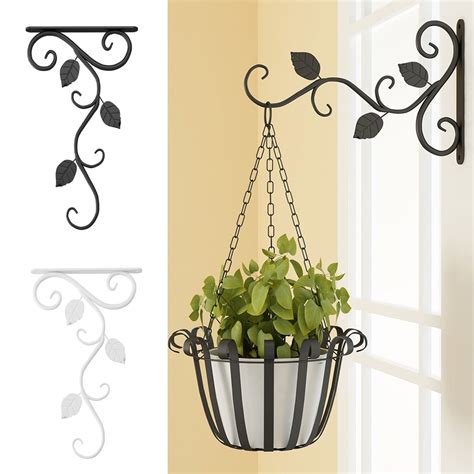 Cheers Us Heavy Duty Metal Hanging Basket Brackets Garden Plant Hanger