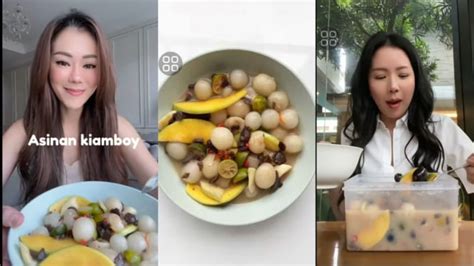 Resep Asinan Kiamboy Yang Viral Di Tiktok Lezat Dan Segar Banget