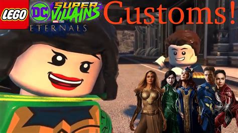 Lego Dc Super Villains Customs Eternals Ikaris Ajak Sersi Thena Makkari Youtube