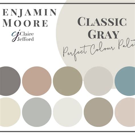 Lake Home Color Palette Benjamin Moore Interior Paint Etsy