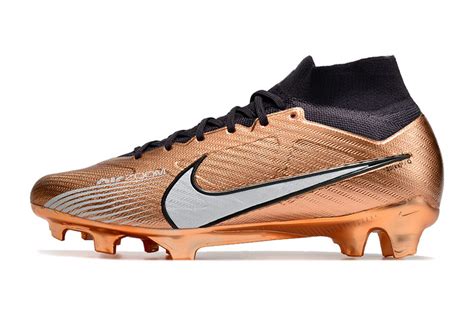 Бутсы Nike Air Zoom Mercurial Superfly IX Elite FG золотые