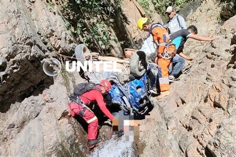 Veh Culo Cae En Un Profundo Barranco De Los Yungas Y Deja Dos Muertos Y