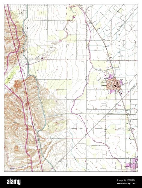 Newman california map Cut Out Stock Images & Pictures - Alamy