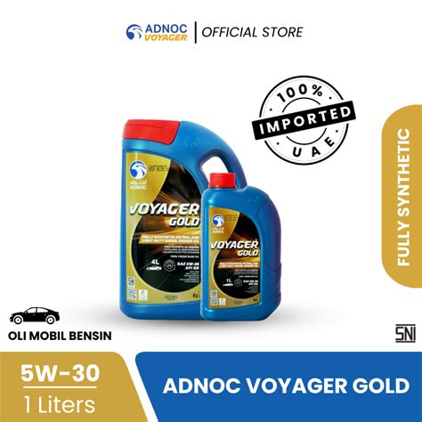 Jual Oli Mobil Bensin Adnoc Voyager Gold W Liter Shopee Indonesia