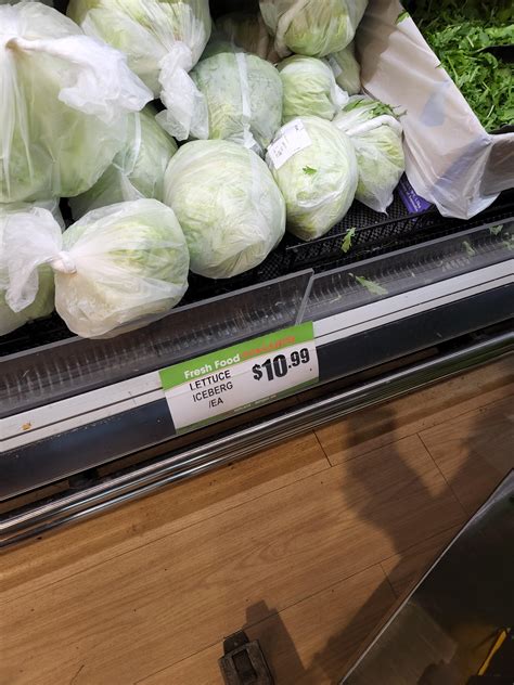 Iceberg Lettuce Insane Price Sydney