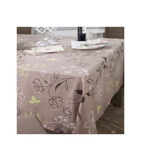 Nappe Enduite Cam Lia Taupe Rose Anti Tache Imperm Able