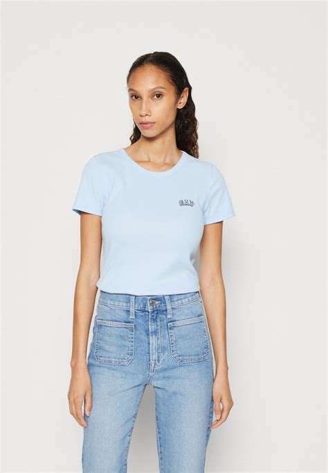 Gap T Shirt Basic Jasnoniebieski Zalando Pl