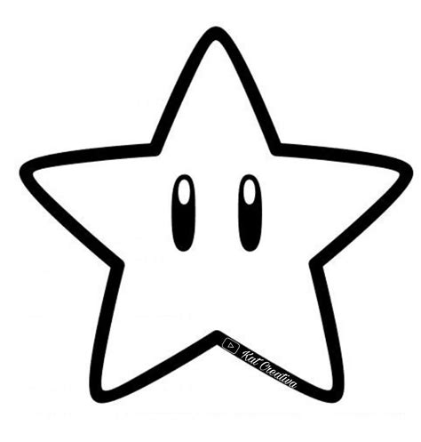 Molde de estrella de Mario Bros. in 2023 | Star coloring pages, Super ...