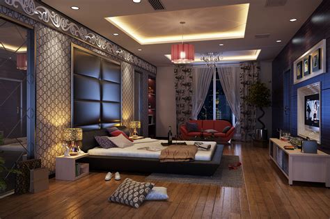 Large Bedroom with Exquisite Wall Decor 3D Model MAX | CGTrader.com