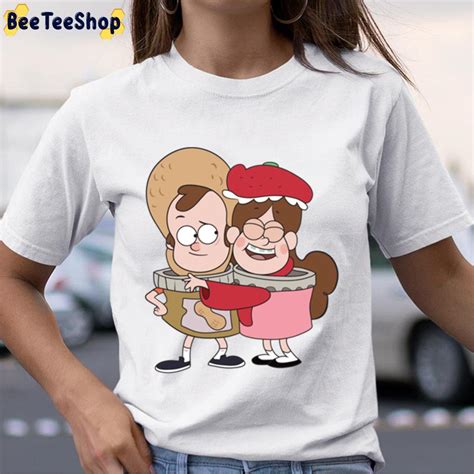 Cute Gravity Falls Mabel And Dipper Pines Unisex T Shirt Beeteeshop