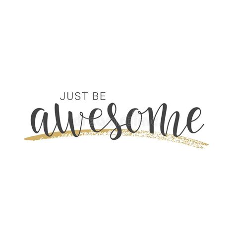 Awesome Handwritten Inscription Stock Illustrations 359 Awesome