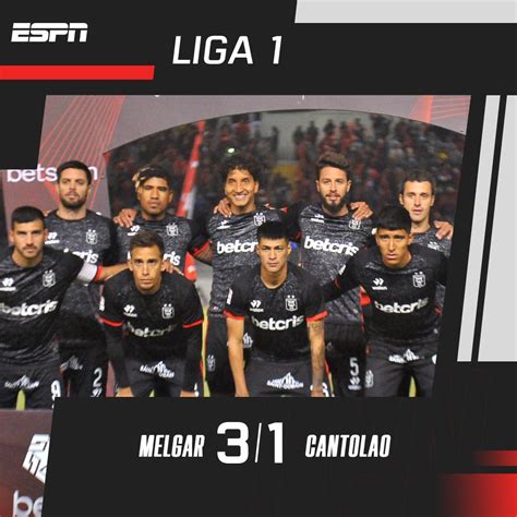 ESPN Perú on Twitter GANÓ MELGAR Y SE METE A LA PELEA POR EL