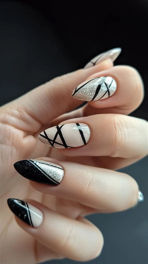 30 Line Nail Art Designs That Will Elevate Your Manicure Game