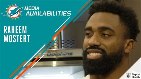 Raheem Mostert Meets With The Media Miami Dolphins Youtube