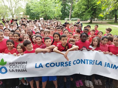 Lyon Coll Giens Ont Couru Pour Action Contre La Faim