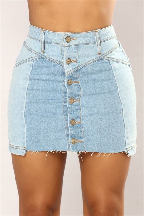 Syd Denim Button Skirt Light Roupas Roupas Com Saias Jeans Saias Jeans