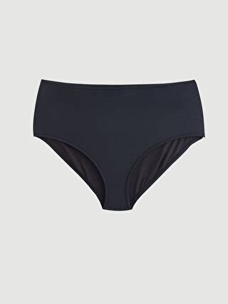 SİYAH UV Korumalı Kadın Düz Bikini Alt S47246Z8 CVL LCW