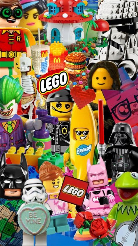 LEGOcollage Lego Collageart In 2024 Lego Wallpaper Lego Disney