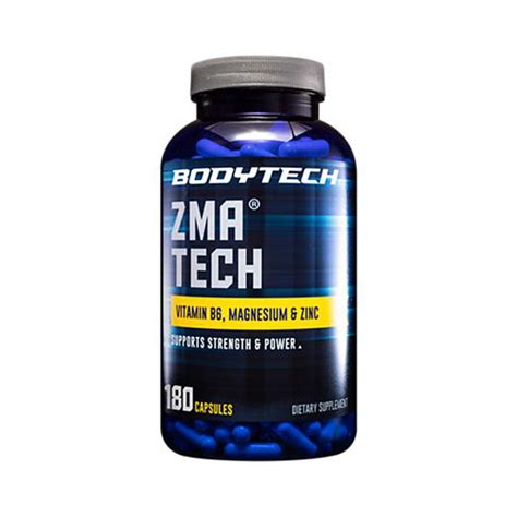 BodyTech ZMA 180 Capsule Supplement LK