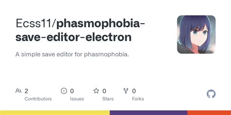 GitHub Ecss11 Phasmophobia Save Editor Electron A Simple Save Editor