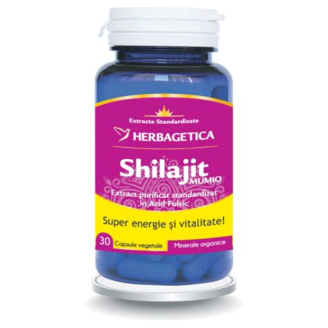 Shilajit Mumio Cps Herbagetica Naturisti Ro