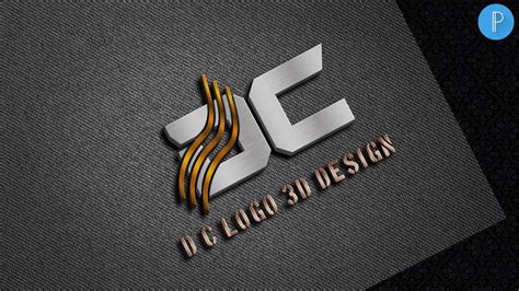 D C 3D Logo Design On Pixellab How To Design Logo On Pixellab Vandy