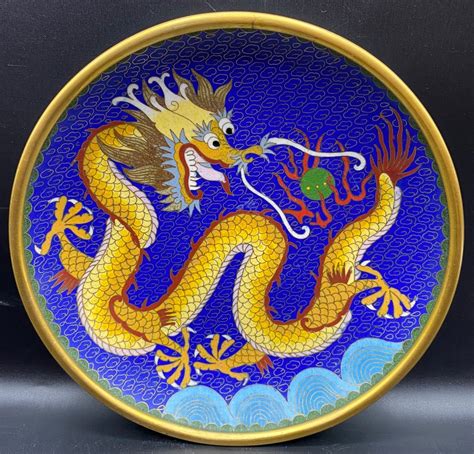 Proantic Coupe En Bronze Cloisonn E Chinoise Vers