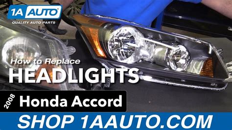 How To Replace A Headlight In A Honda Accord Changing H