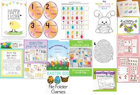 Freebie Friday Linkup Easter Resources Monsters Ed