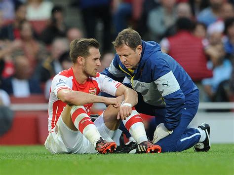 Arsenal Injury Update Aaron Ramsey Out For Four Weeks As Arsene