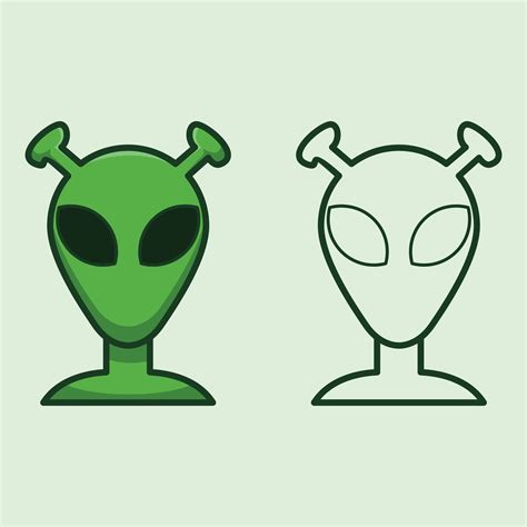 alien cartoon vector illustration 10360645 Vector Art at Vecteezy