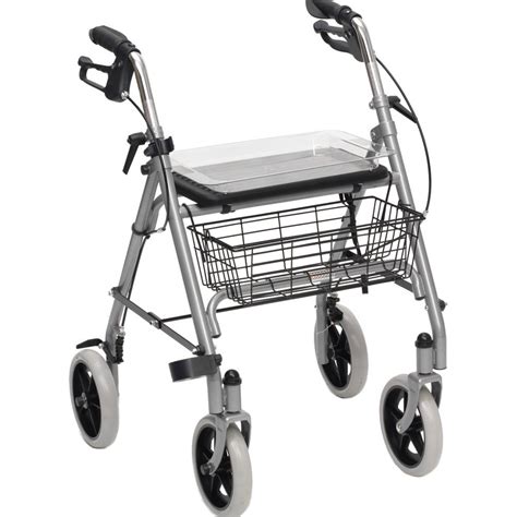 SR8 Steel 4-Wheeled Walker - DSL Mobility