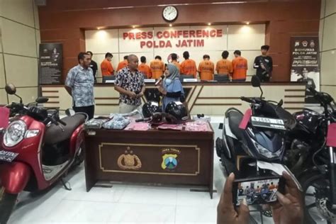 Polda Jatim Ringkus Pelaku Curanmor Yang Beraksi Di Tkp Jpnn