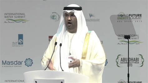 Iws Opening Ceremony Dr Sultan Ahmed Al Jaber Ceo Of Masdar