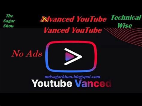 YouTube Without Ads Vanced YouTube Advanced YouTube With No Ads