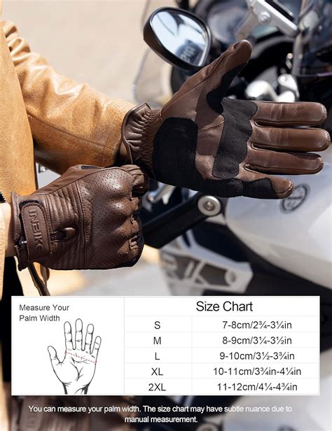 Guantes De Moto Inbike Para Hombre De Piel Aut Ntica Perforada